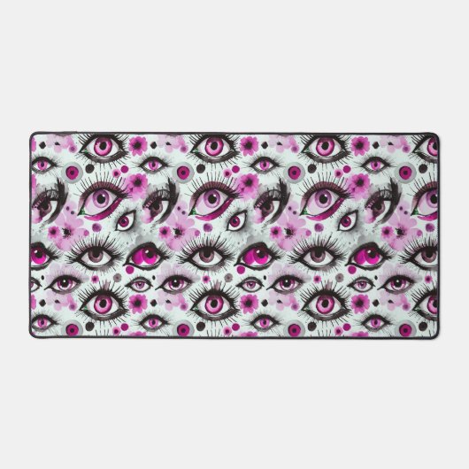 Aquarelle rose yeux et cils (Recto)