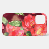 Aquarelle Roses avec Coque coque iphone Mate vert (Verso (horizontal))