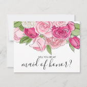 Aquarelle Roses Roses Roses Roses Sois Ma Carte D' (Devant)