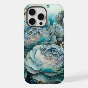 Aquarelle Roses Turquoise