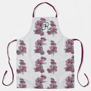 Aquarelle rouge femmes première tablier