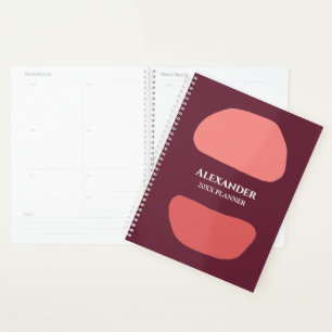 Aquarelle rouge moderne Personnaliser
