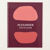 Aquarelle rouge moderne Personnaliser (Devant)