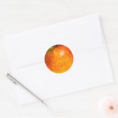 Aquarelle Rouge Pomme - autocollant (Enveloppe)