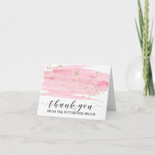 Aquarelle Rougeur Rose & Future Mrs Gold Merci