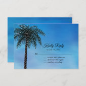 Aquarelle RSVP pour palmier (Devant / Derrière)