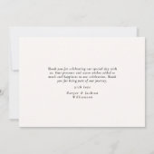 Aquarelle rustique Bois Pin Merci (Dos)