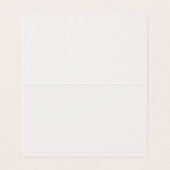 Aquarelle rustique Floral Lanterne Mariage Place (Inside Unfolded)