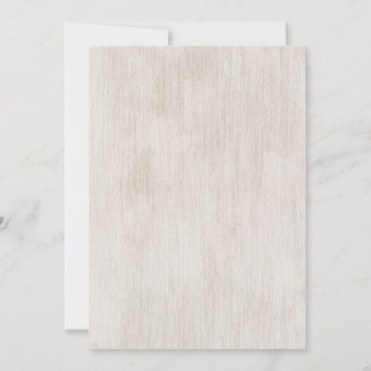 Aquarelle rustique plumes Invitations de mariage (Dos)