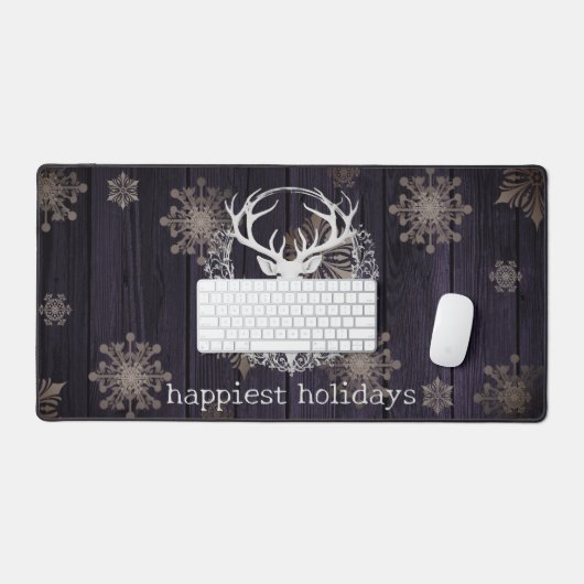 Aquarelle rustique renne blanc | Pourpre (Clavier et souris)