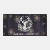 Aquarelle rustique renne blanc | Pourpre (Recto)