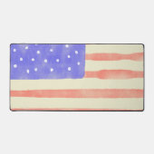 Aquarelle rustique USA drapeau américain (Recto)