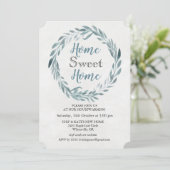 Aquarelle rustique Wreath Invitation au réchauffem (Debout devant)