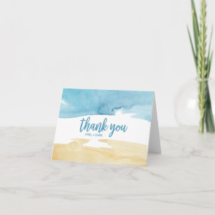 Aquarelle Sable et Mer Merci