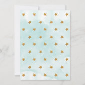 Aquarelle Safari Baby shower animal Invitation (Dos)