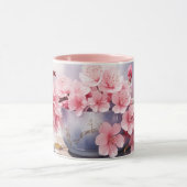 Aquarelle Sakura Cherry Blossom Mug (Centre)