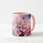 Aquarelle Sakura Cherry Blossom Mug (Devant droit)