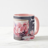 Aquarelle Sakura Cherry Blossom Mug (Devant droit)