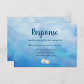 Aquarelle Sandy Toes RSVP sable dollars (Devant / Derrière)