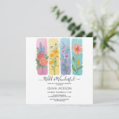 Aquarelle sauvage et merveilleuse Invitation d'ann (Debout devant)