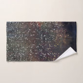 Aquarelle scintillante Terrain Rustique Glam moder (Serviette à main)