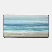 Aquarelle Sea Blue Beach Waves (Recto)