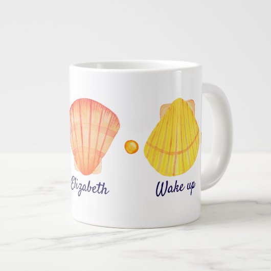 Aquarelle Seashell Spécialité Mug (Devant droit)