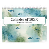 Aquarelle série : Calendrier Fish Aura 3 (Protection)