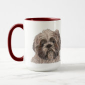 Aquarelle Shih Tzu Personnalisée Mug (Gauche)