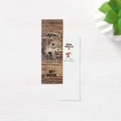 Aquarelle Signet animal d'écureuil américain (Bureau)