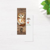 Aquarelle Signet d'oiseaux de Chouette américaine (Bureau)