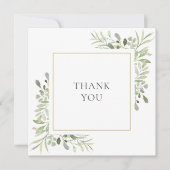 Aquarelle simple Merci Mariage (Devant)