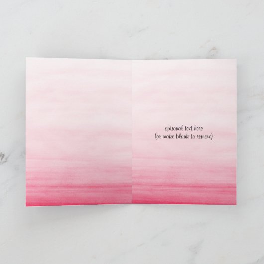 Aquarelle Singe Merci fille (Intérieur)