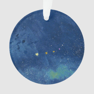 Aquarelle Sky étoilée Abstraite Nebula Galaxy