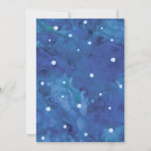 Aquarelle sous la mer Invitation d'anniversaire (Dos)