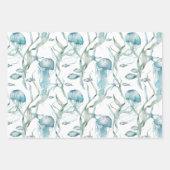 Aquarelle sous la mer Jellyfish Papier cadeau (Devant)