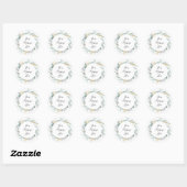 Aquarelle sous mer Stickers méduses (Feuille)