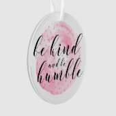 Aquarelle, soyez gentil et humble (devant)