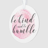 Aquarelle, soyez gentil et humble (devant)