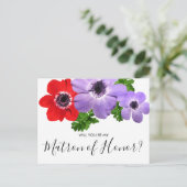 Aquarelle Soyez Ma Carte D'Accueil Carte D'Accueil (Debout devant)