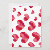 Aquarelle Soyez mien Invitations de la Saint Valen (Dos)