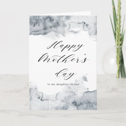 aquarelle splash joyeuse carte mère de jour (Devant)