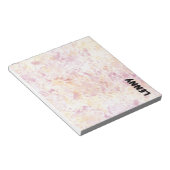 Aquarelle Splatter & Déplace le Bloc-notes (Incliné)