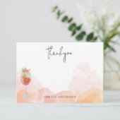 Aquarelle Spritz Orange qui est Amore Merci (Debout devant)