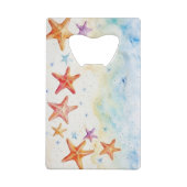 Aquarelle Starfish Beach Mariage Faveur (Dos)