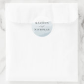 Aquarelle | Stickers Favor Mariage (Sac)