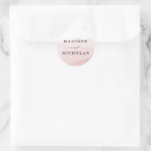 Aquarelle | Stickers Favor Mariage (Sac)