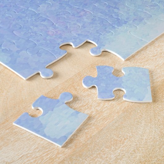 Aquarelle Style Great Heron Sea Bird Puzzle (Côté)