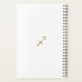 Aquarelle stylée Sagittarius Custom Journal (Verso)