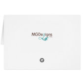 aquarelle succulent Mariage Cartes de Place (Dos Horizontal)